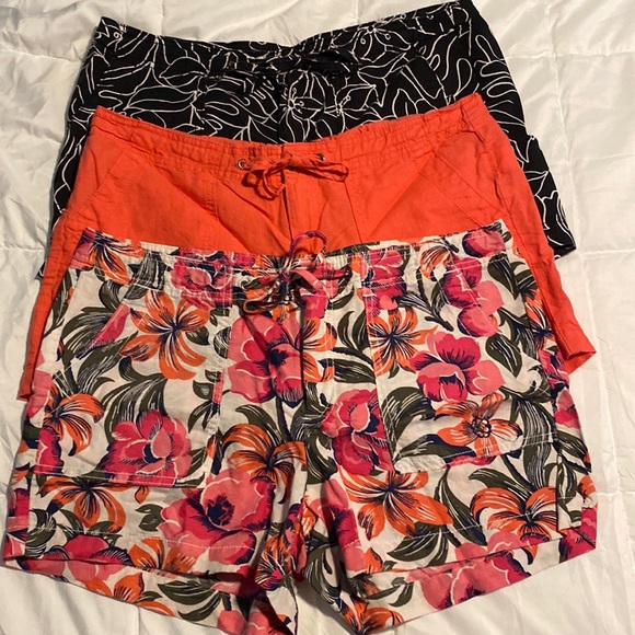 GAP Pants - GAP Linen/Cotton Shorts - 3 Pairs All Size 10/30